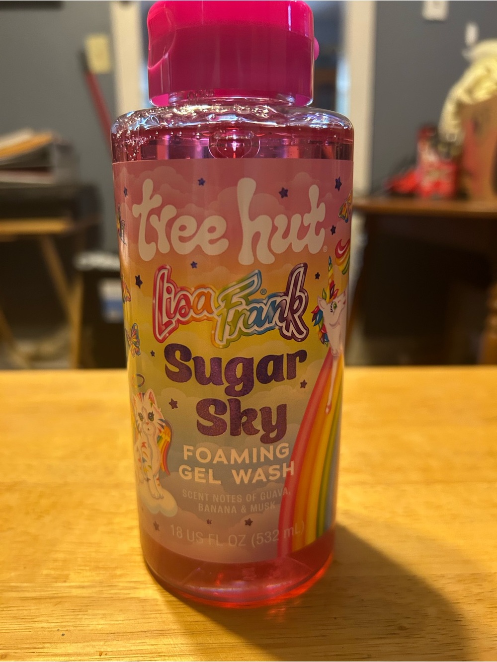 Tree Hut Lisa Frank Sugar Sky Foaming Gel Wash - Pink